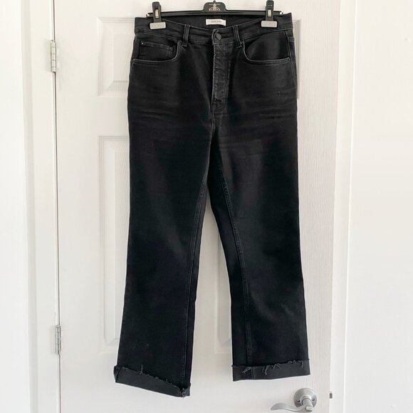 Anine Bing "Lara" Jean in Black, size 30 - Picture 3 of 8